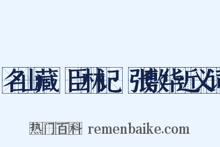 名山藏·臣林记·张敷华近义词是什么意思的图片